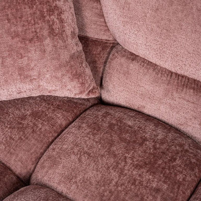 Richmond Interiors Chenille Sofa Charelle | rosé