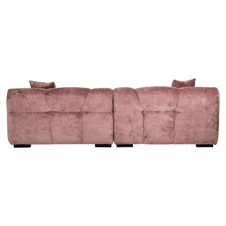 Richmond Interiors Chenille Sofa Charelle | rosé