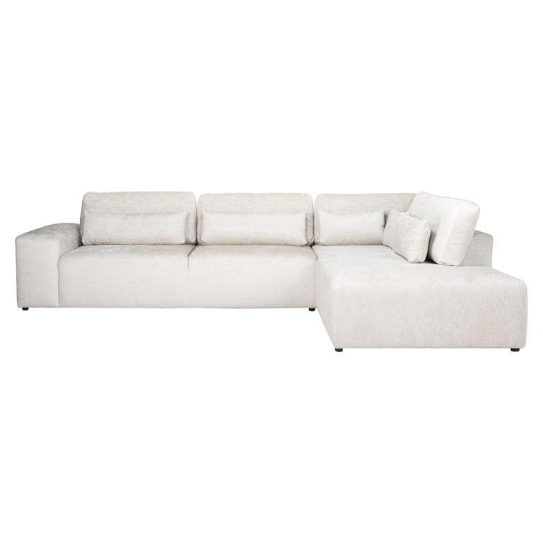 Richmond Interiors Ecksofa Lund 3 Sitzer mit Lounge rechts | cream