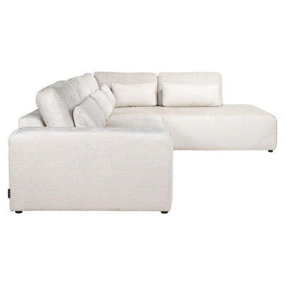 Richmond Interiors Ecksofa Lund 3 Sitzer mit Lounge rechts | cream