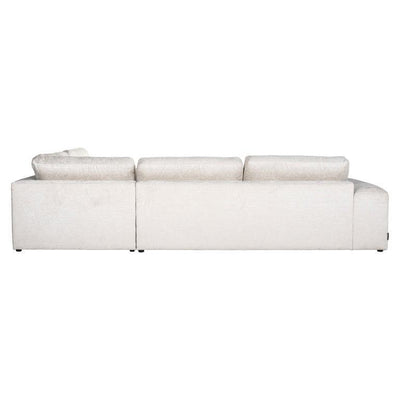 Richmond Interiors Ecksofa Lund 3 Sitzer mit Lounge rechts | cream