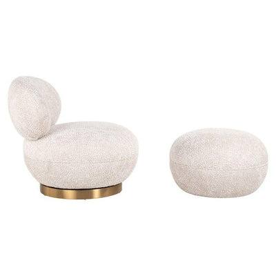 Richmond Interiors Hocker Jace | Be Lovely 11 Cream