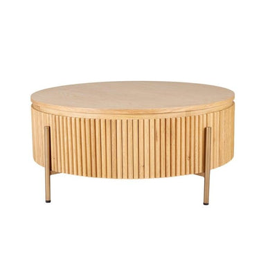 Richmond Interiors Richmond Interiors Runder Couchtisch Belfort ø 90 cm | Natural oak Codeso Living