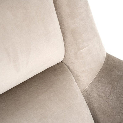 Richmond Interiors Samt-Sessel Nora | khaki