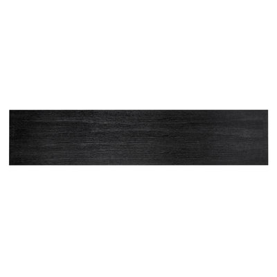 Richmond Interiors TV Lowboard Oakura Schwarz mit 3 Schubladen | 185x40 cm